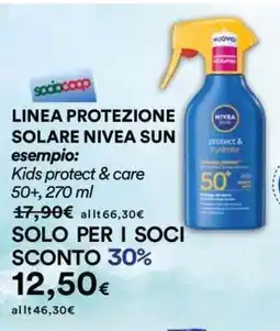 Coop LINEA PROTEZIONE SOLARE NIVEA SUN offerta