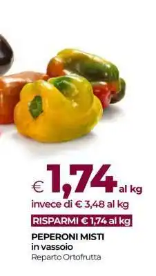 Coop Peperoni Misti offerta