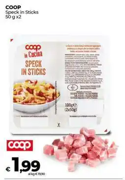Coop COOP Speck in Sticks offerta