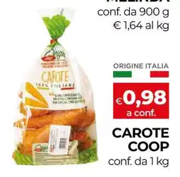 Coop CAROTE COOP offerta