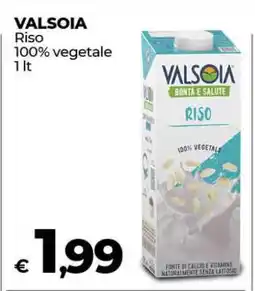 Coop VALSOIA Riso offerta