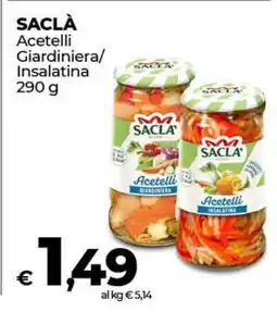 Coop SACLÀ Acetelli Giardiniera/Insalatina offerta