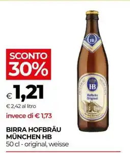 Coop BIRRA HOFBRÄU MÜNCHEN HB offerta