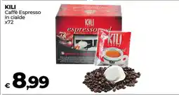 Coop KILI Caffè Espresso in cialde x72 offerta