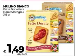 Coop MULINO BIANCO Fette biscottate Dorate/Integrali offerta