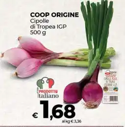 Coop COOP ORIGINE Cipolle di Tropea IGP offerta