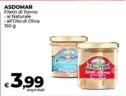 Coop ASDOMAR Filetti di Tonno offerta