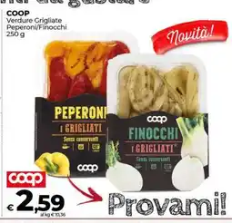 Coop COOP Verdure Grigliate Peperoni/Finocchi offerta
