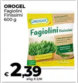 Coop OROGEL Fagiolini Finissimi offerta
