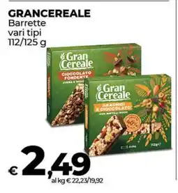 Coop GRANCEREALE Barrette offerta