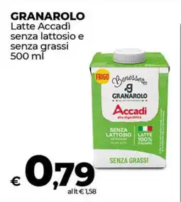 Coop GRANAROLO Latte Accadì offerta