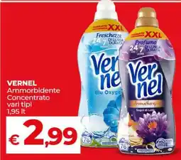 Coop VERNEL Ammorbidente Concentrato vari tipi offerta