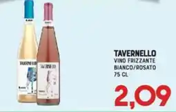Gran Risparmio Tavernello vino frizzante bianco/rosato offerta