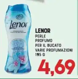Gran Risparmio Lenor perle profumo per il bucato varie profumazioni offerta