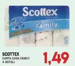 Gran Risparmio Scottex carta casa family offerta