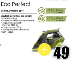 MediaWorld Eco perfect ferro a vapore 9017 offerta
