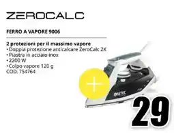 MediaWorld ZEROCALC Ferro a vapore 9006 offerta