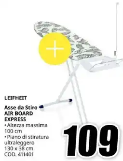 MediaWorld LEIFHEIT asse da stiro air board express offerta