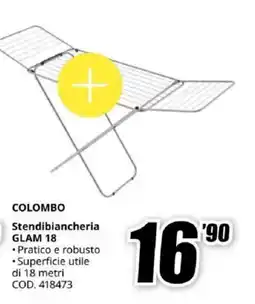 MediaWorld COLOMBO Stendibiancheria 90 GLAM 18 offerta