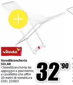 MediaWorld vileda Stendibiancheria SOLAR offerta