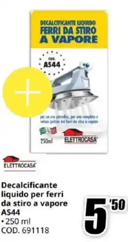 MediaWorld ELETTROCASA Decalcificante liquido per ferri da stiro a vapore AS44 offerta