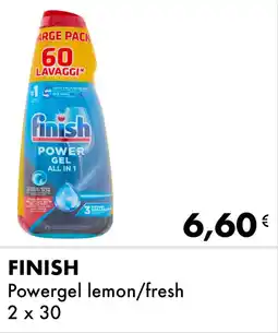 Iper Tosano FINISH Powergel lemon/fresh offerta