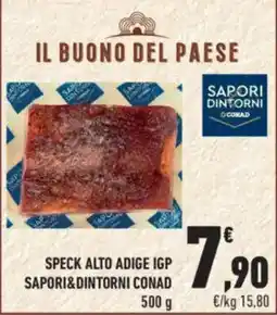 Conad City Speck alto adige igp SAPORI&DINTORNI CONAD offerta