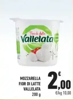 Conad City Mozzarella fior di latte VALLELATA offerta