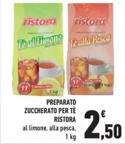 Conad City Preparato zuccherato per tè RISTORA offerta