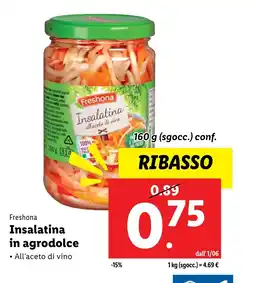 Lidl Freshona Insalatina in agrodolce offerta