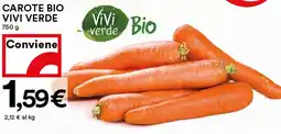 Coop Carote bio VIVI VERDE offerta