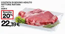 Coop Costata di bovino adulto fattorie natura offerta