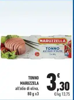 Conad City TONNO MARUZZELA all'olio di oliva offerta