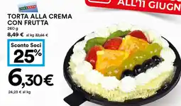 Coop Torta alla crema con frutta offerta