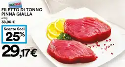 Coop Filetto di tonno pinna gialla offerta
