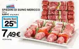 Coop Spiedini di suino mericco offerta