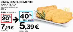 Coop Linea semplicemente panati AIA offerta