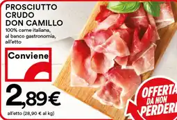 Coop Prosciutto crudo DON CAMILLO offerta