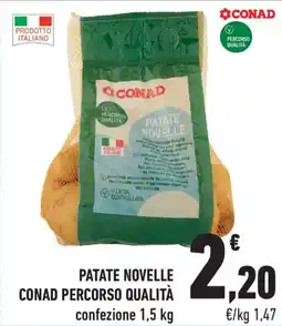 Conad City Patate novelle CONAD PERCORSO QUALITÀ offerta