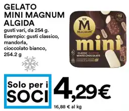 Coop Gelato mini magnum ALGIDA offerta