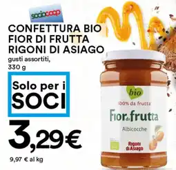 Coop Confettura bio fior di frutta RIGONI DI ASIAGO offerta