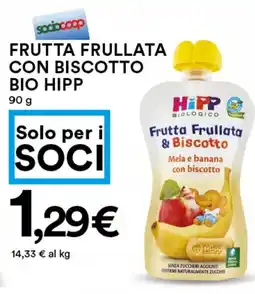 Coop Frutta frullata con biscotto BIO HIPP offerta
