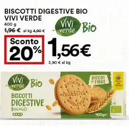 Coop Biscotti digestive bio VIVI VERDE offerta