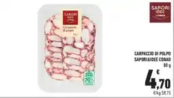 Conad City Carpaccio di polpo SAPORI&IDEE CONAD offerta