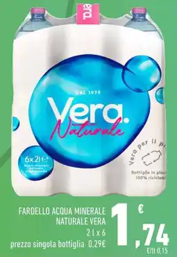 Conad Fardello acqua minerale naturale VERA offerta