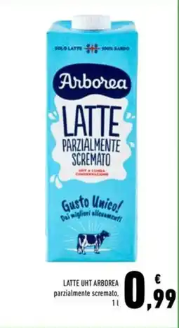 Conad LATTE UHT ARBOREA parzialmente scremato offerta