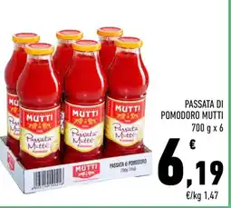 Conad Passata di pomodoro MUTTI offerta