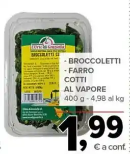 Todis LOrto di Graziella Broccoletti - farro cotti al vapore offerta