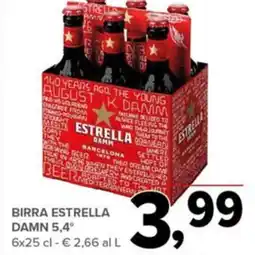 Todis Birra ESTRELLA DAMN 5,4° offerta