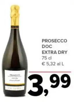 Todis Prosecco DOC Extra EXTRA DRY 75 cl offerta